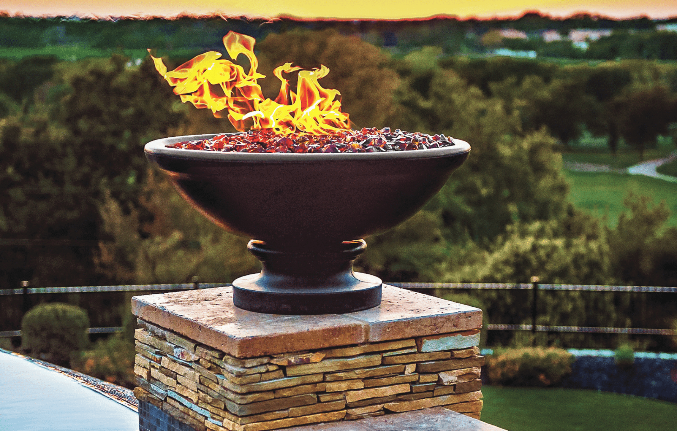 Fire Bowl - Pool Fire Features