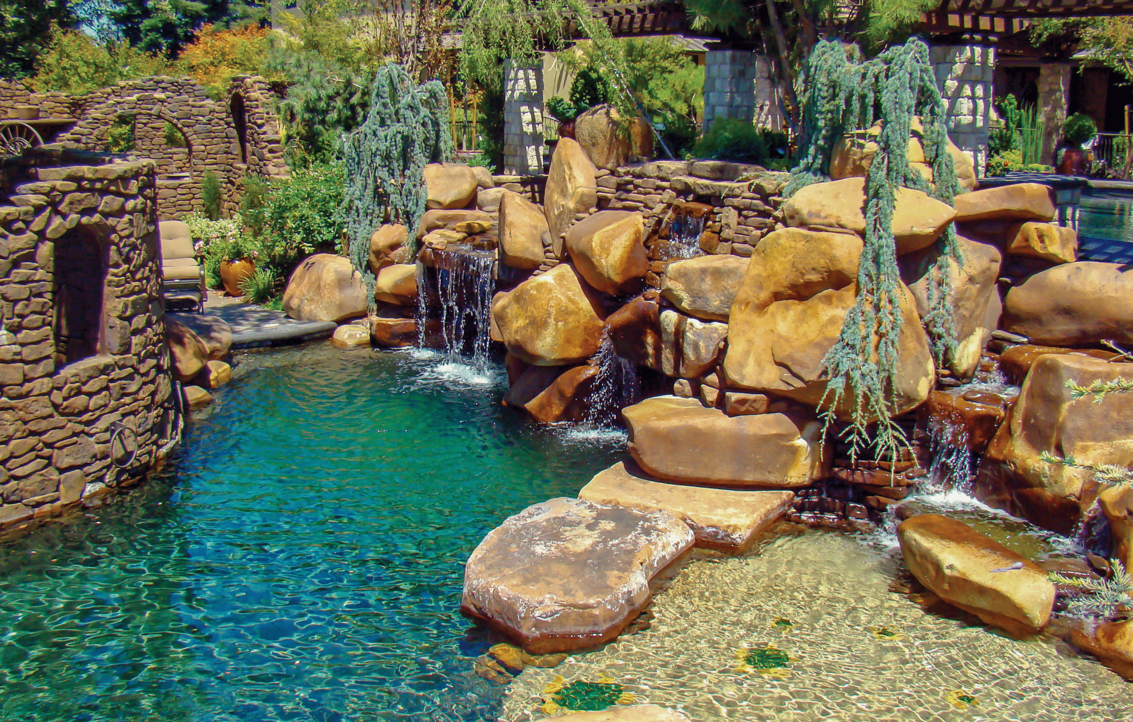 Waterfall - Pool water features