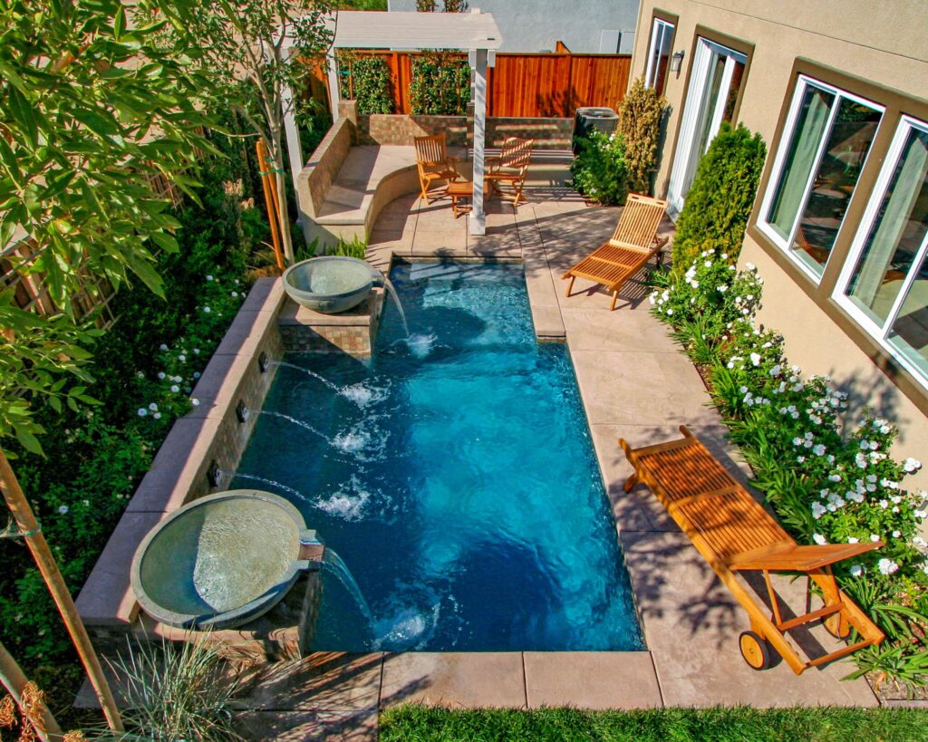 Small Pool Spool by Pinnacle Pools and Spas