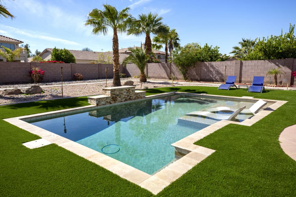 Geometric Pool - Pinnacle Pools and Spas