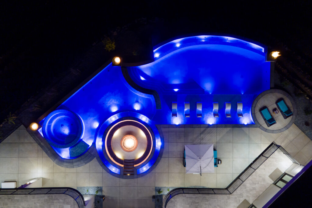 Lighting Features by Pinnacle Pools and Spas