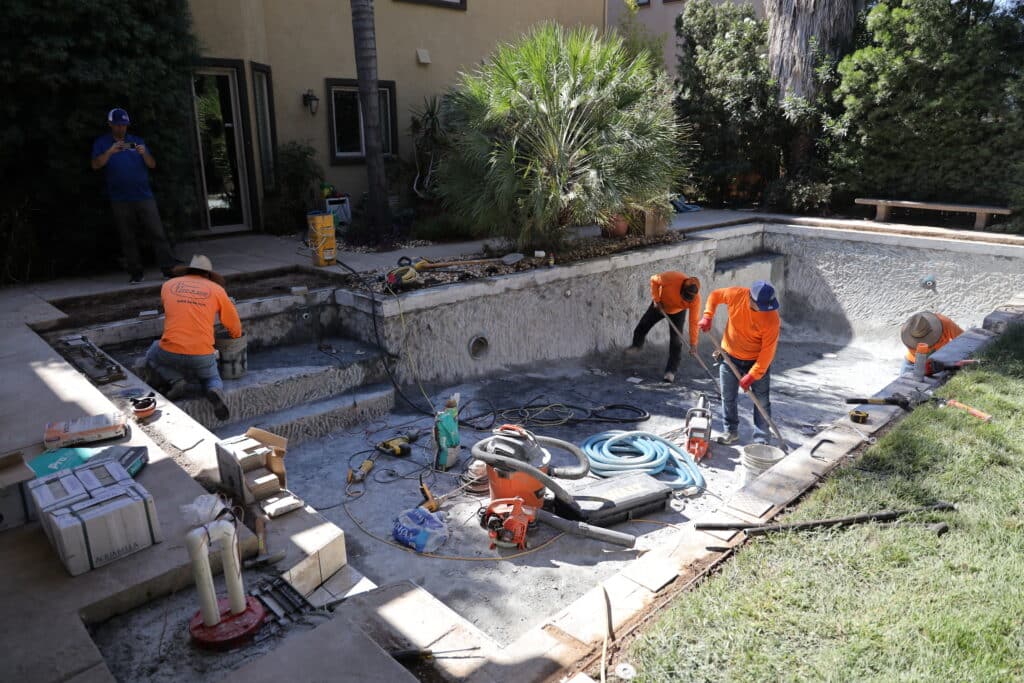 Gunite Pool Construction by Pinnacle Pools and Spas