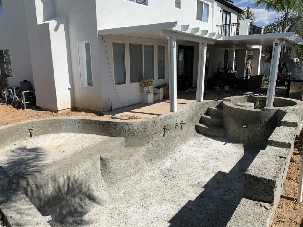 Gunite Pool Construction by Pinnacle Pools and Spas