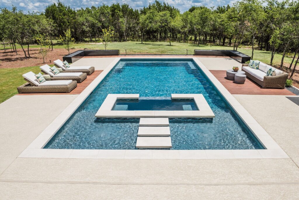 Geometric Pool - Pinnacle Pools and Spas