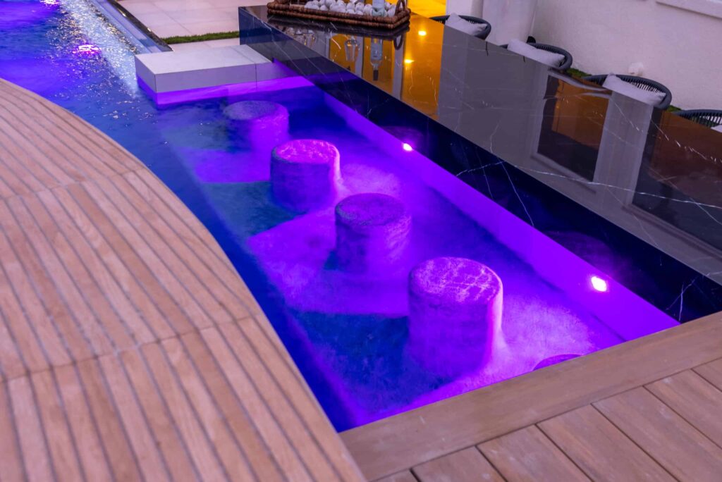 Lighting Features by Pinnacle Pools and Spas