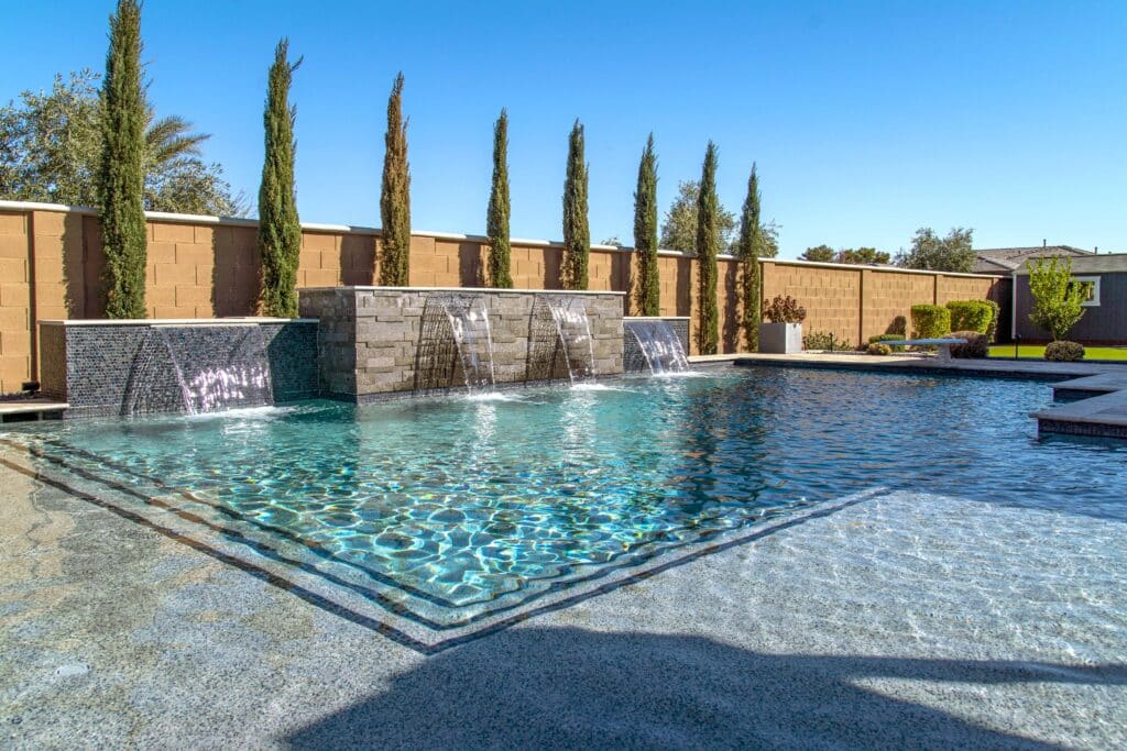 Geometric Pool - Pinnacle Pools and Spas
