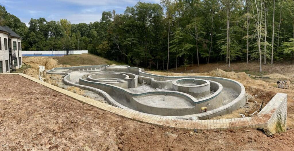 Gunite Pool Construction by Pinnacle Pools and Spas