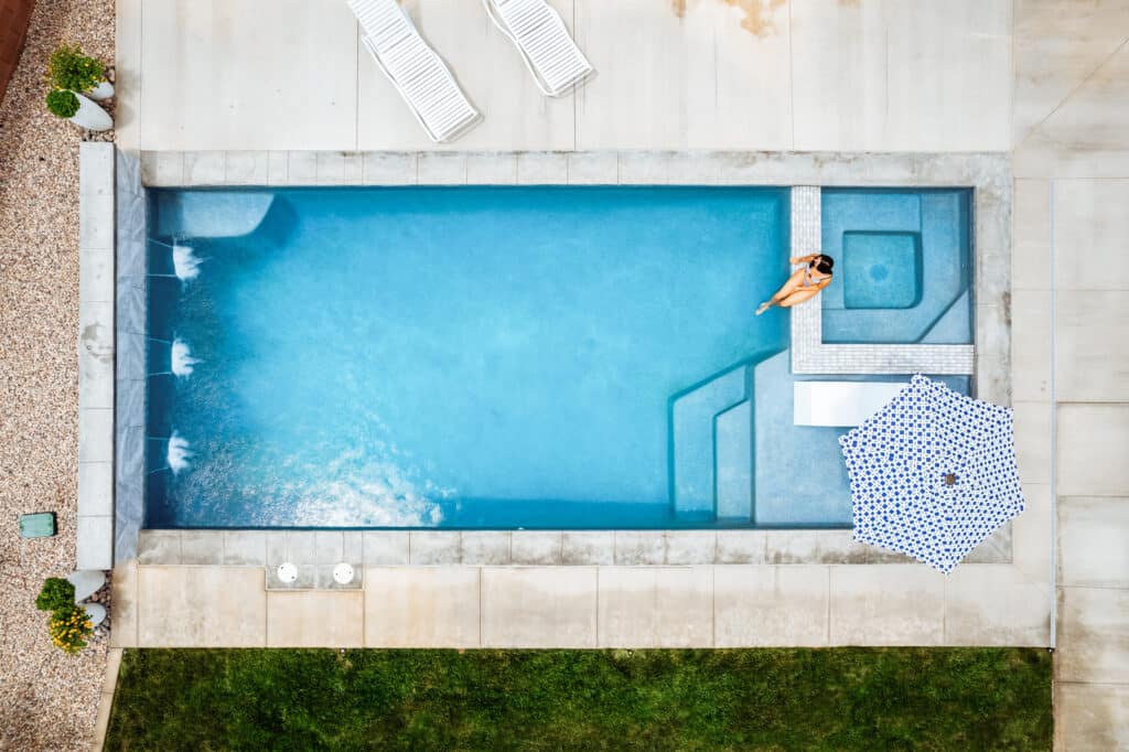 Geometric Pool - Pinnacle Pools and Spas