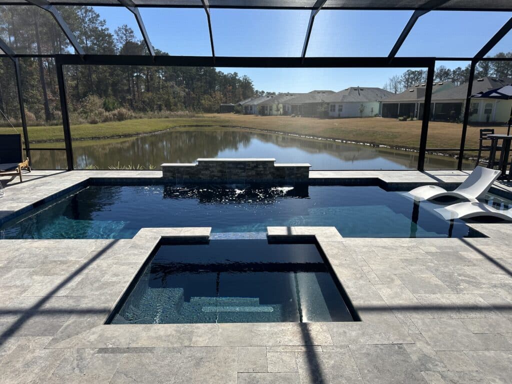 Geometric Pool - Pinnacle Pools and Spas
