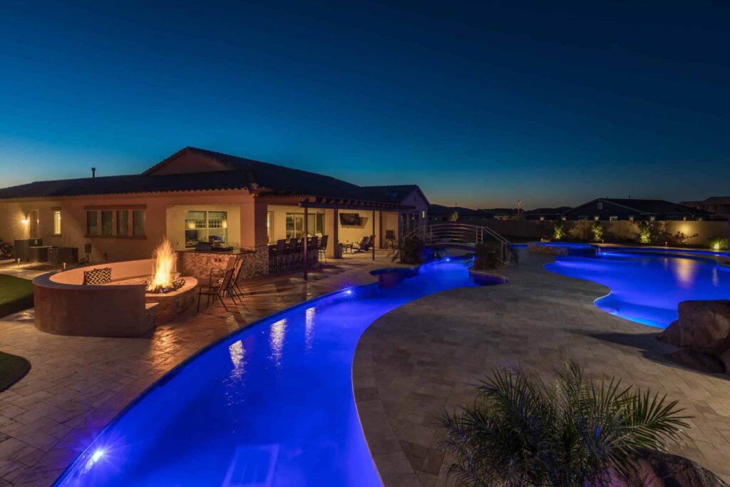 Lighting Features by Pinnacle Pools and Spas