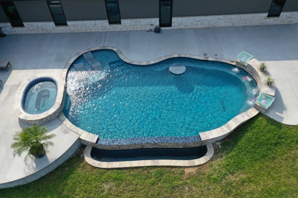 Gunite Pool by Pinnacle Pools and Spas