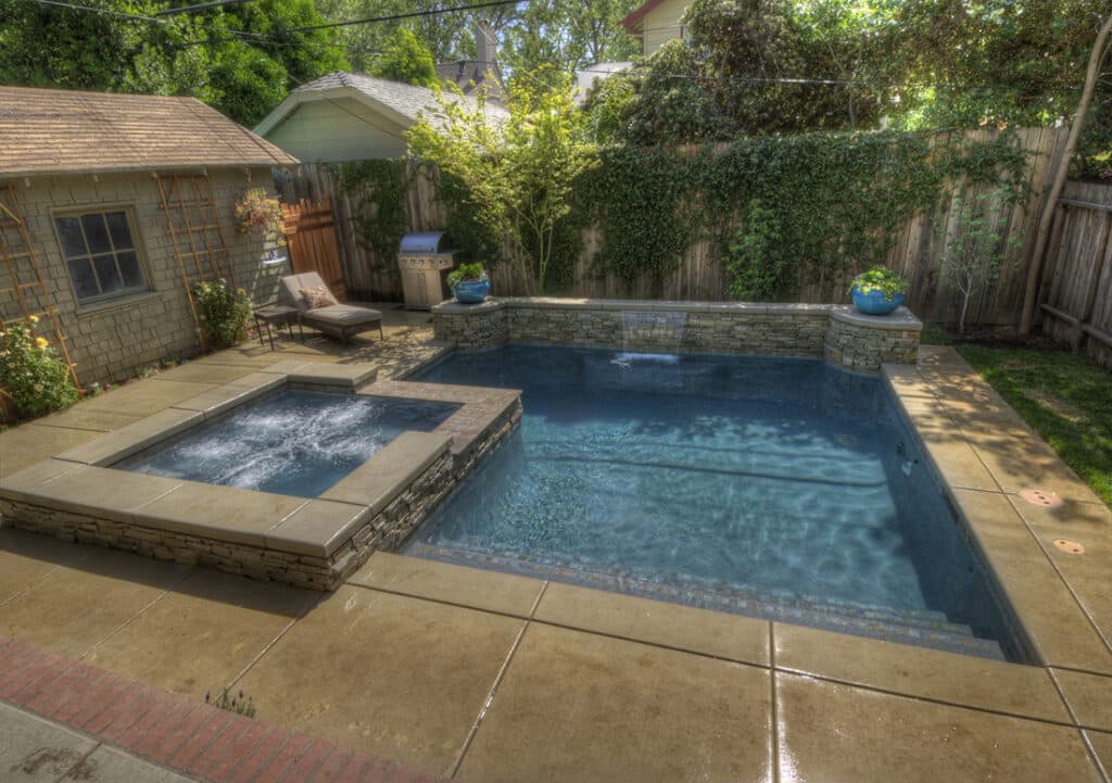 Small Pool Spool by Pinnacle Pools and Spas