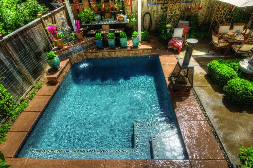 Small Pool Spool by Pinnacle Pools and Spas