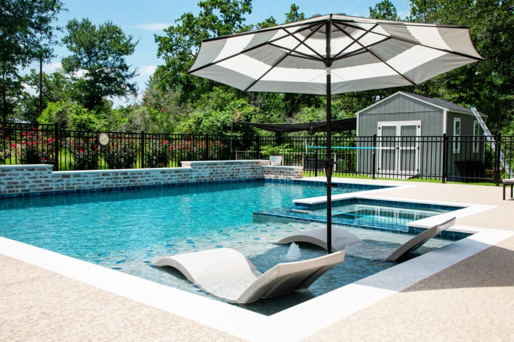 Backyard pool project by Pinnacle Pools & Spas of Dallas, pool builder serving Dallas, TX